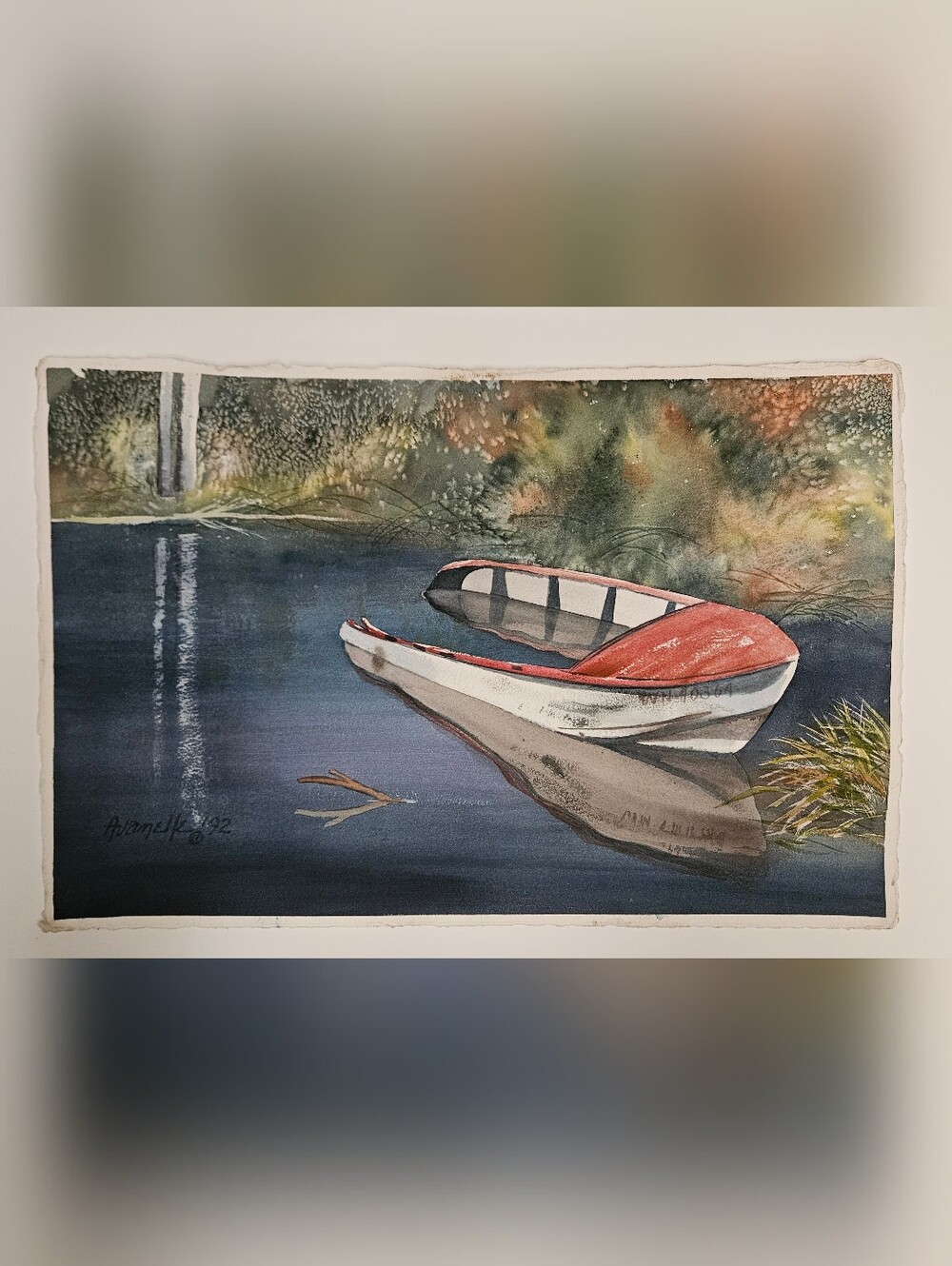 Original Watercolor Painting Landscape
